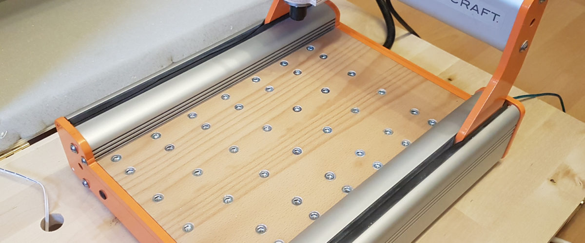 Stepcraft Modifikation - ein neuer Maschinentisch muss her